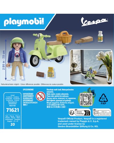 Playmobil Vespa 150 Sprint Veloce Verde 71621