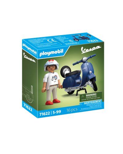 Playmobil Vespa 150 Sprint Veloce Azul 71622