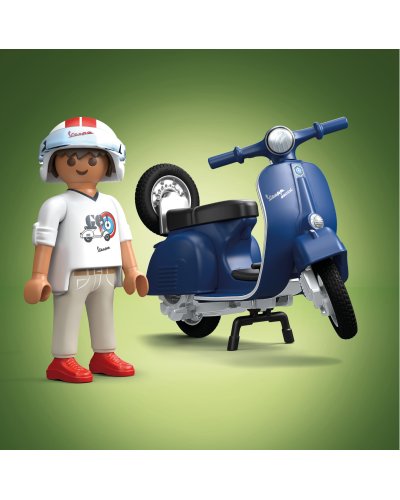 Playmobil Vespa 150 Sprint Veloce Azul 71622