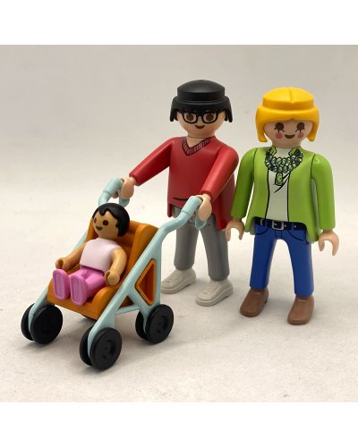 Playmobil Familia con Carrito y Bebé