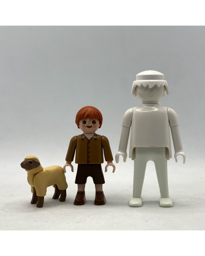Playmobil Niño Pastor con Oveja Bebé