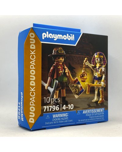 Playmobil Duopack Cazador de Tesoros y Momia 71796
