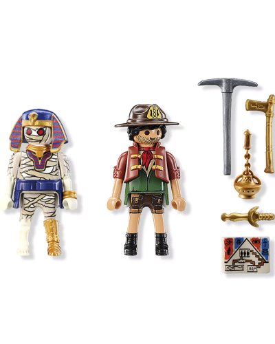 Playmobil Duopack Cazador de Tesoros y Momia 71796