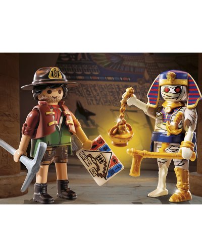 Playmobil Duopack Cazador de Tesoros y Momia 71796