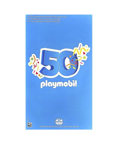 Playmobil Bomberos Moneda Plata 50 Aniversario
