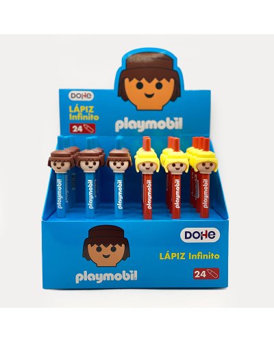 Playmobil Caja Expositor Lápiz Infinito 24 Unidades