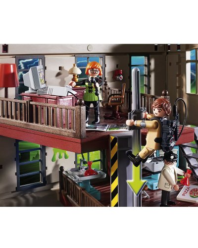 Playmobil Cazafantasmas Cuartel Parque de Bomberos 9219