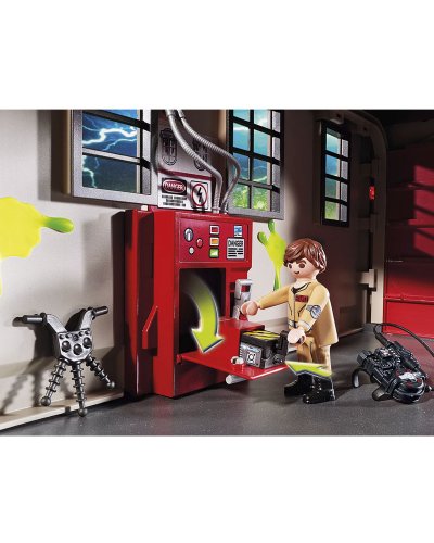 Playmobil Cazafantasmas Cuartel Parque de Bomberos 9219
