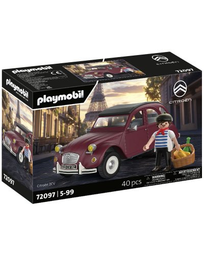 Playmobil 72097 Coche Citroën 2 CV Burdeos - Exclusivo