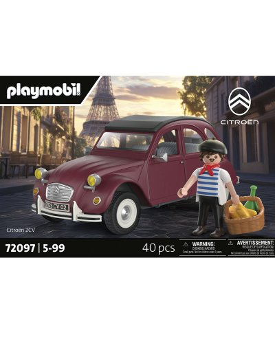 Playmobil 72097 Coche Citroën 2 CV Burdeos - Exclusivo
