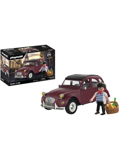 Playmobil 72097 Coche Citroën 2 CV Burdeos - Exclusivo