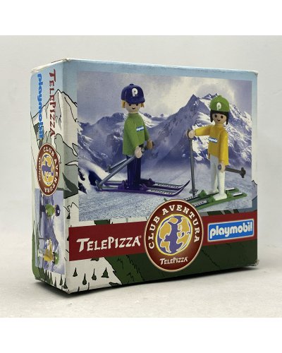 Playmobil Promocional Esquiadores Telepizza