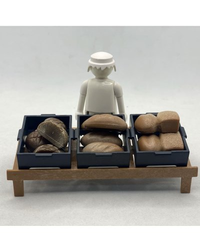 Playmobil Puesto Mercado Pan - OTR135