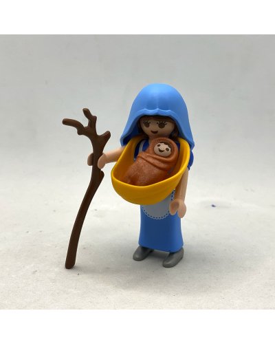 Playmobil Pastora con Bebé y Bastón