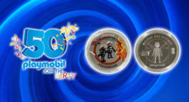 Playmobil Bomberos Moneda Plata 50 Aniversario Playmobil Bomberos Moneda Plata 50 Aniversario