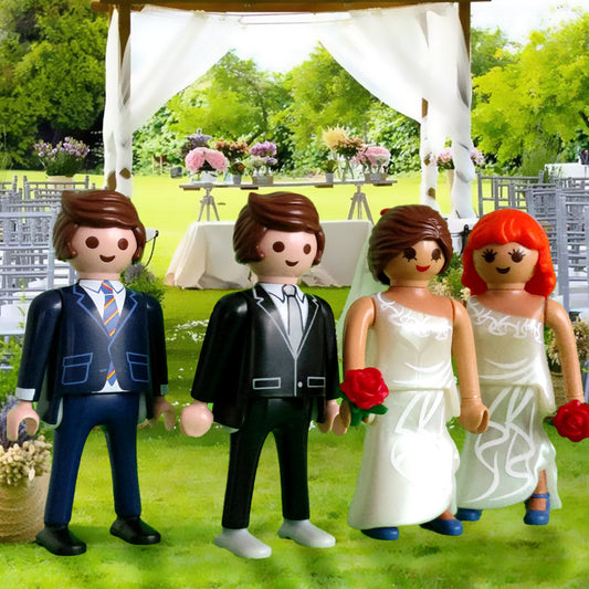 Historias de Amor en Plástico: Descubre los Novios Playmobil