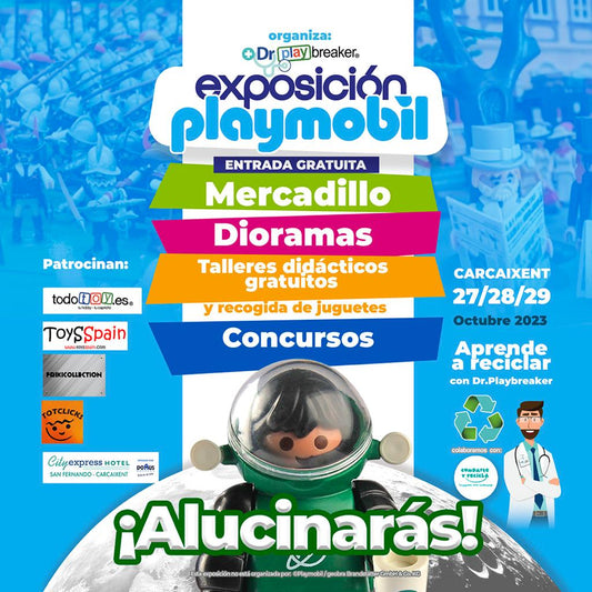 1ª Exposición de Playmobil en Carcaixent: una experiencia imprescindible para los amantes de los Playmobil