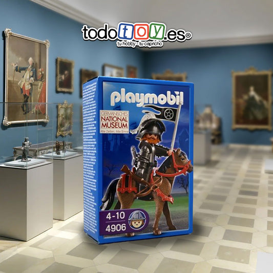 Playmobil caballero del museo: la historia contada con figuras de Playmobil