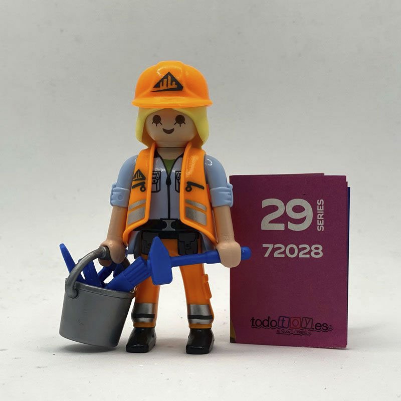Playmobil 72028 Operaria Mantenimiento Serie 29 Chicas