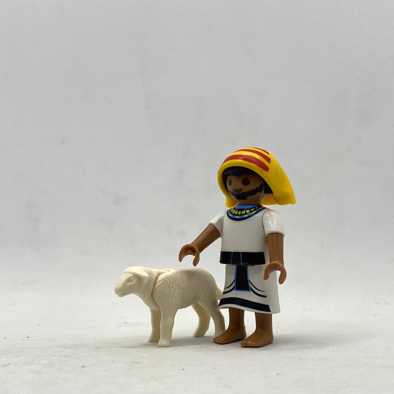 Playmobil Niño Pastor Egipcio con Oveja Bebé FCO855