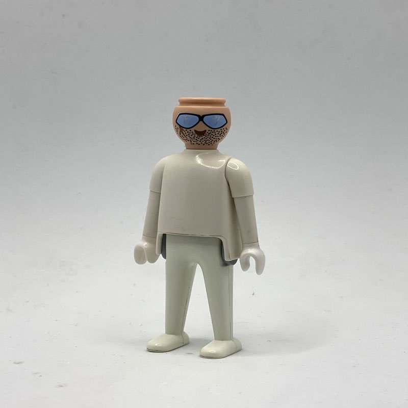 Playmobil Cabeza con Gafas Azules CAB138