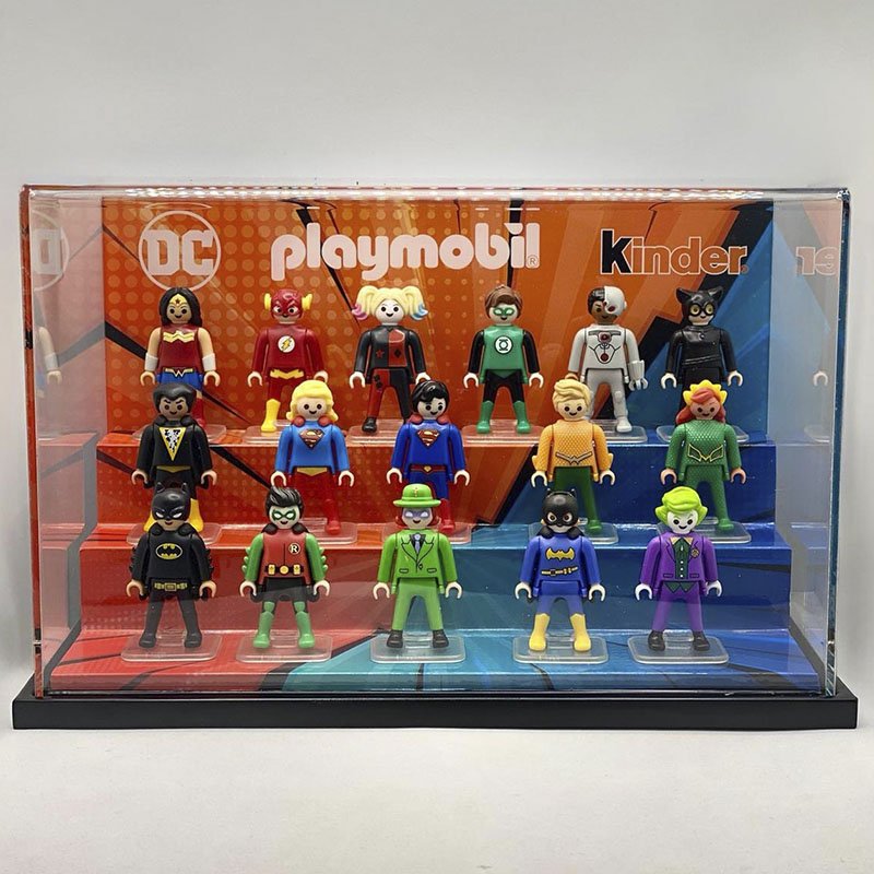 Playmobil Expositor Metacrilato Promocional Kinder Sorpresa Mini