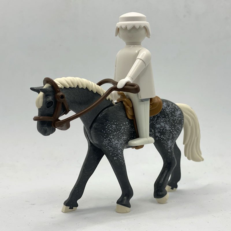 Playmobil Caballo Gris Completo ANI233