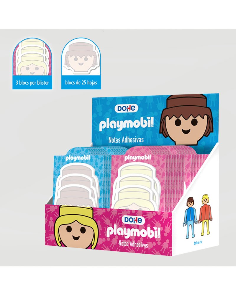 Playmobil Caja Expositor Notas Adhesivas 24 Unidades