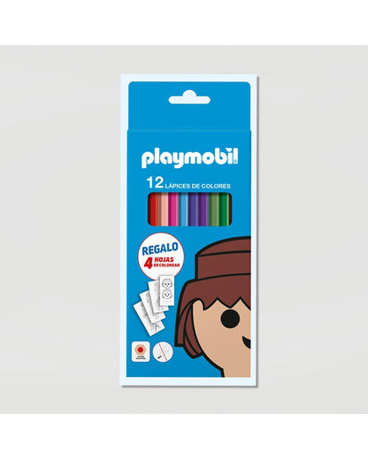 Playmobil Estuche 12 Lápices de Colores
