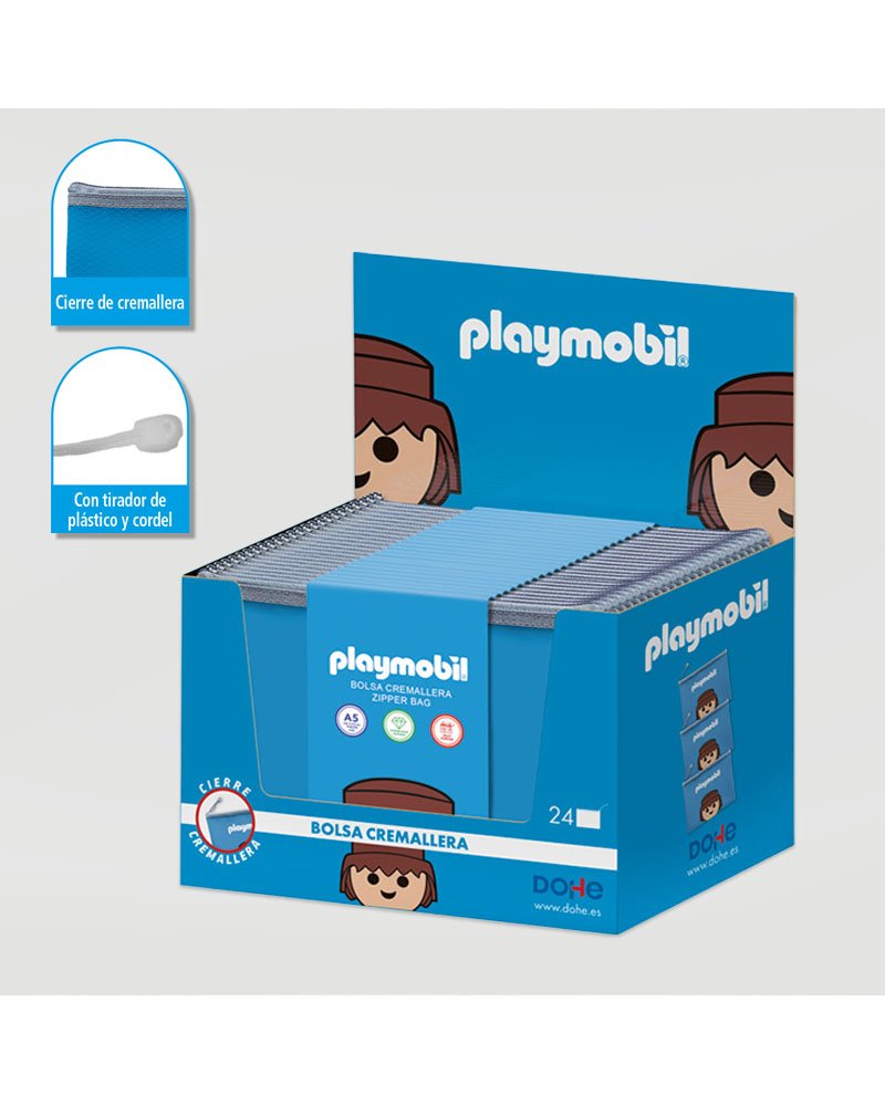 Playmobil Caja Expositor Bolsa EVA Cremallera 24 Unidades