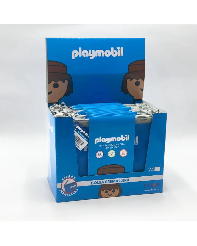 Playmobil Caja Expositor Bolsa EVA Cremallera 24 Unidades
