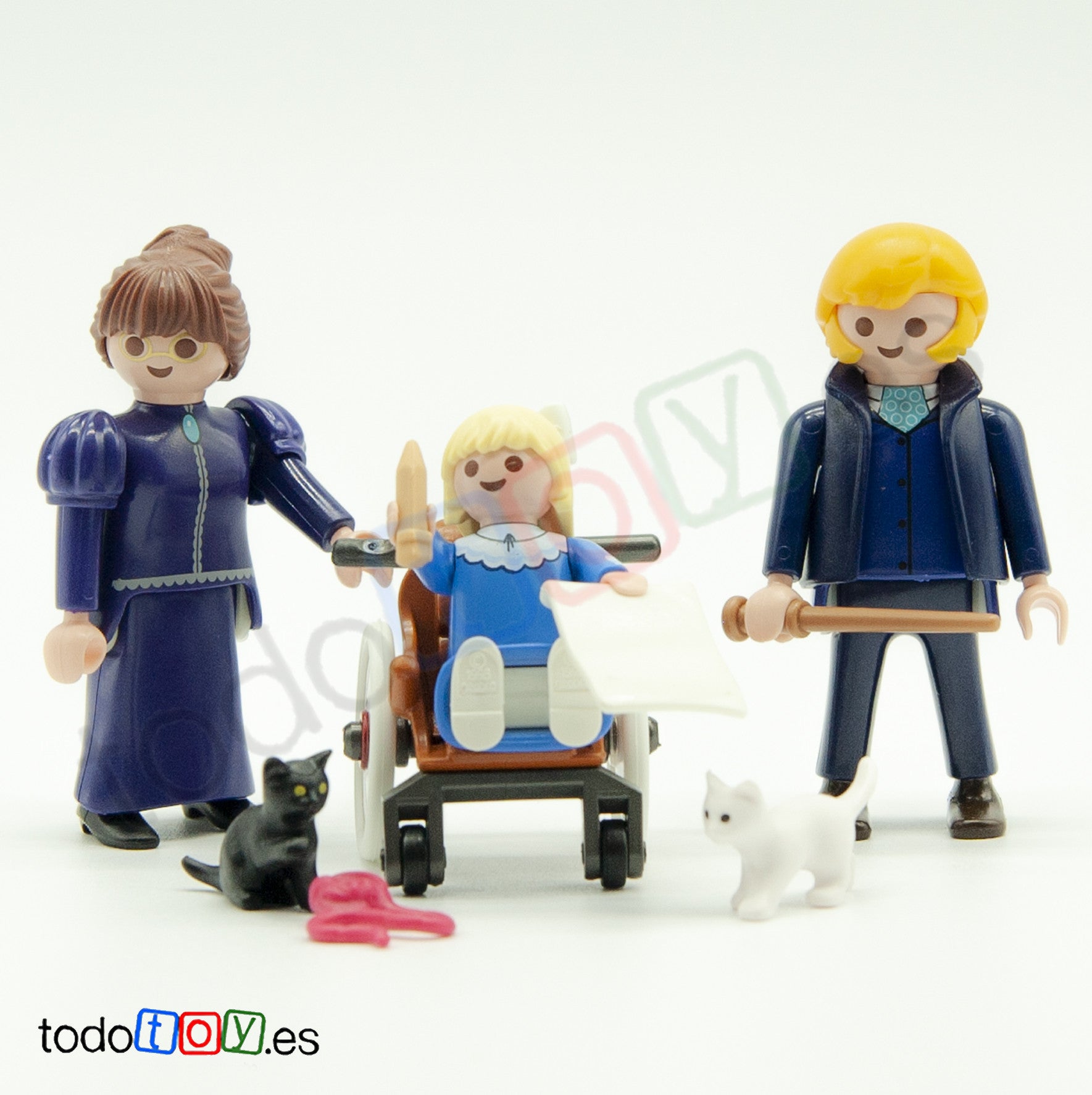 Playmobil Set Clara con silla de ruedas