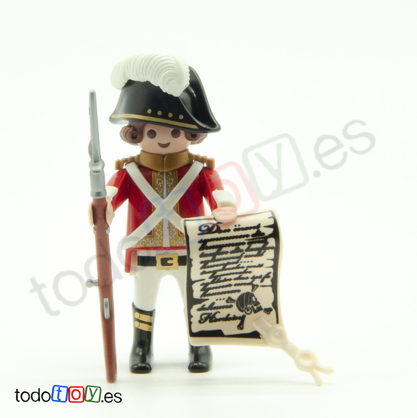Playmobil Soldado Ingles con Escrito FCO074