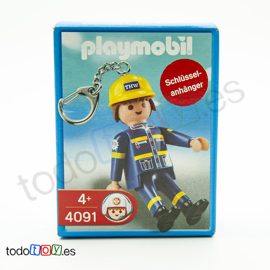 Playmobil 4091 Proteccion Ciudadana Alemana Llavero