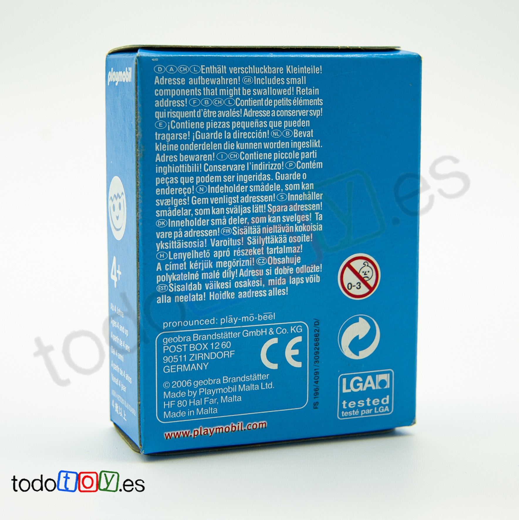 Playmobil 4091 Proteccion Ciudadana Alemana Llavero