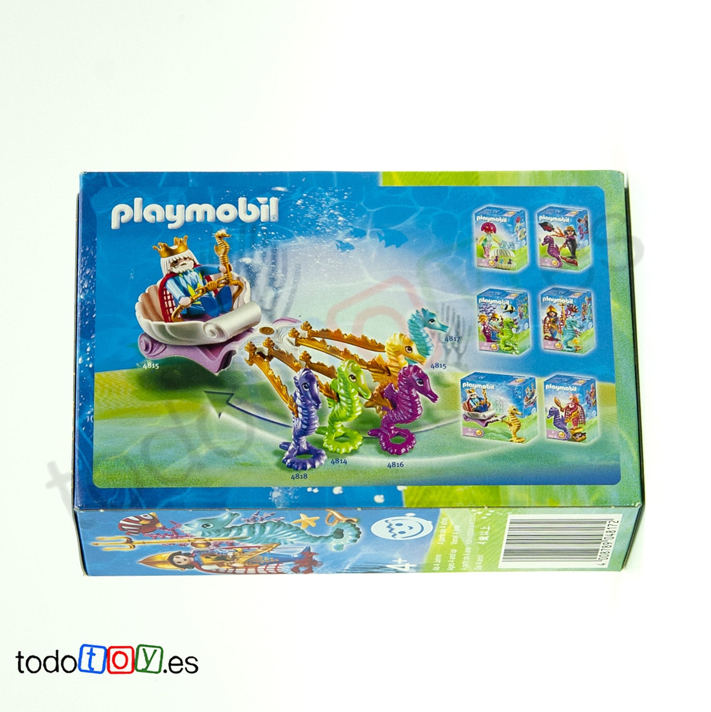 Playmobil 4817 Soldado Sireno Caballo Azul