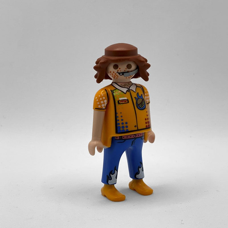 Playmobil Trabajador Hamburguesia