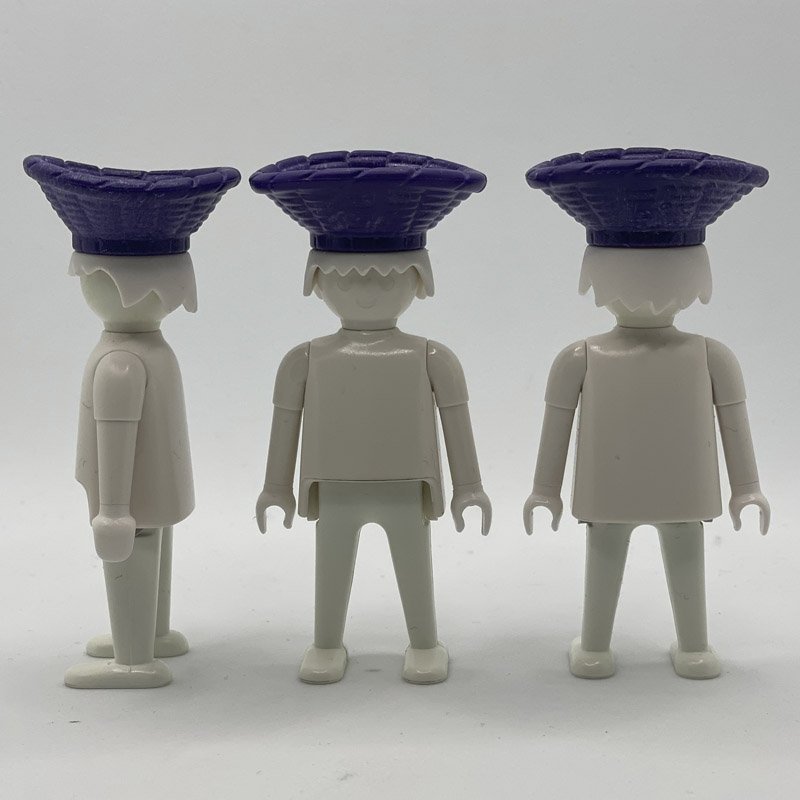 Playmobil Cesto Cabeza Morado SOM016