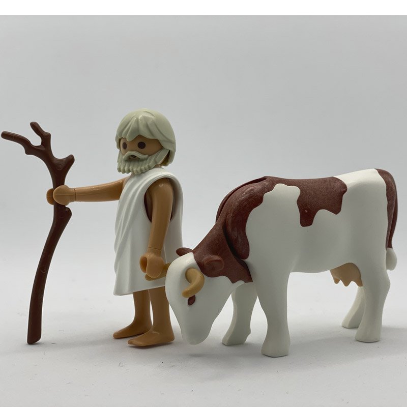 Playmobil Pastor con Vaca
