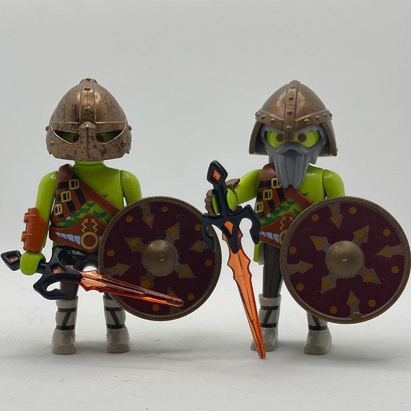 Playmobil Pareja Guerreros Trol