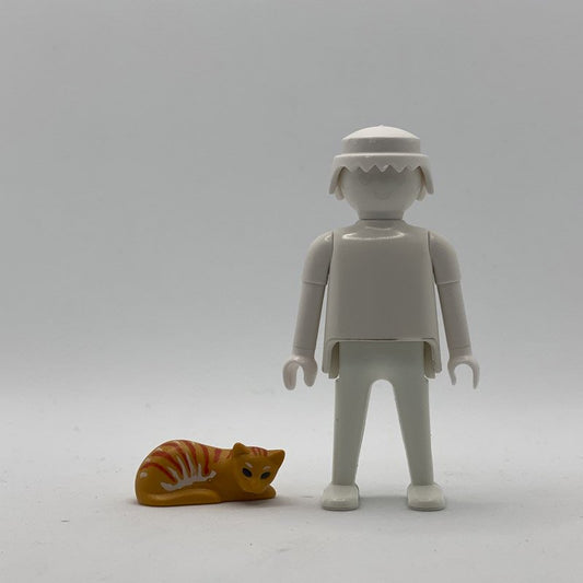Playmobil Gato Naranja de Rayas Tumbado