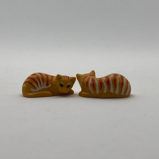 Playmobil Gato Naranja de Rayas Tumbado
