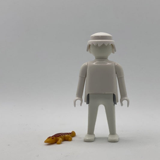 Playmobil Lagarto naranja de rayas