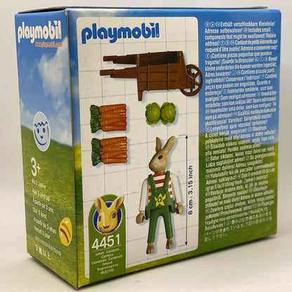 Playmobil Conejos Pascua Carretilla 4451