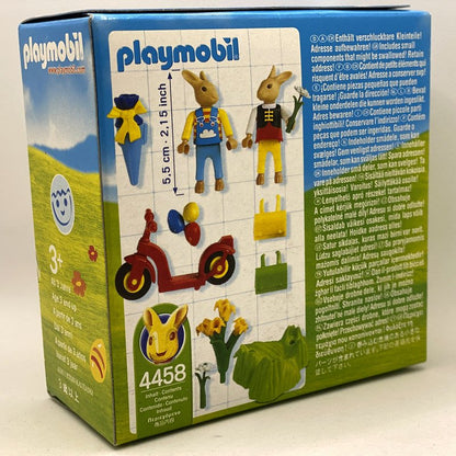 Playmobil Conejos Pascua ninos con juguetes 4458