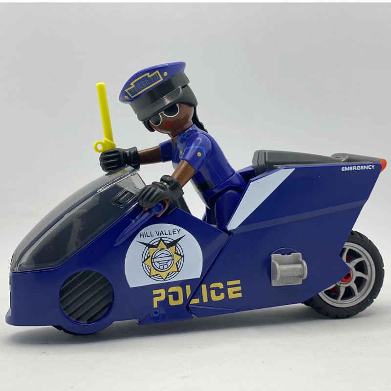 Playmobil Moto Policia Regreso Futuro