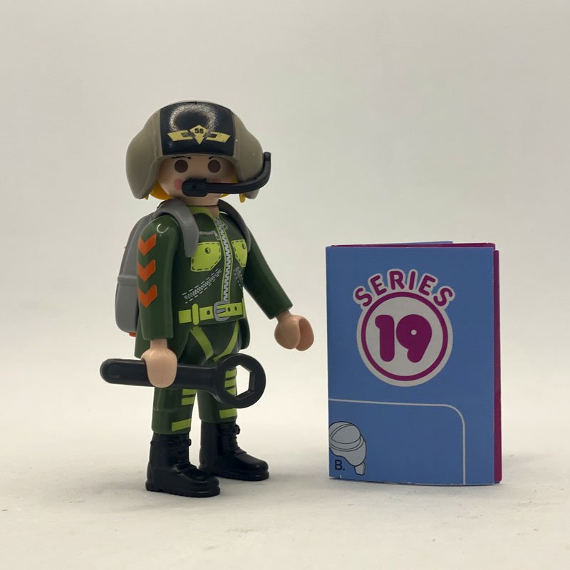 Playmobil Piloto Helicoptero Serie 19 Chicas 70566