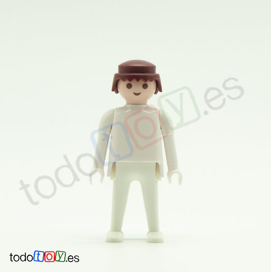 Playmobil Cabeza Completa Chico Pelo Marron Caoba COM042