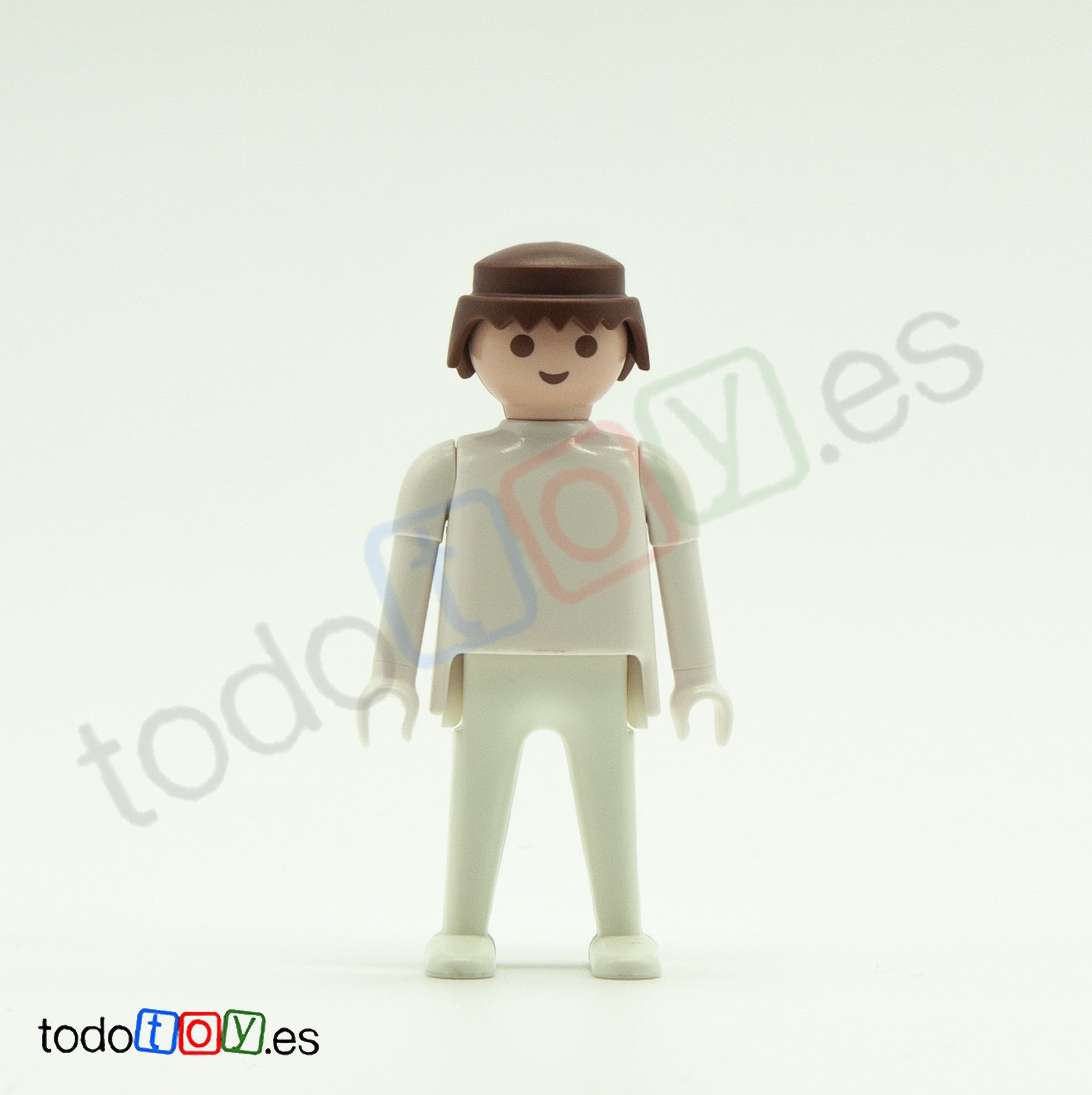 Playmobil Cabeza Completa Chico Pelo Marron COM043