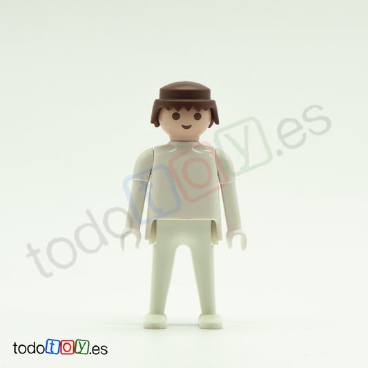 Playmobil Cabeza Completa Chico Pelo Marron COM043